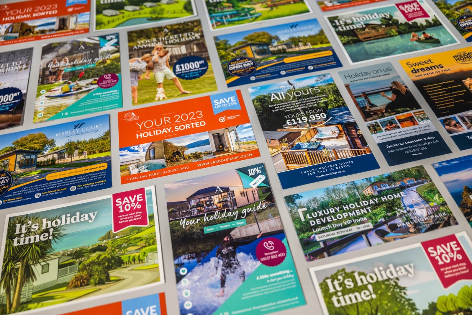 Small format printed materials